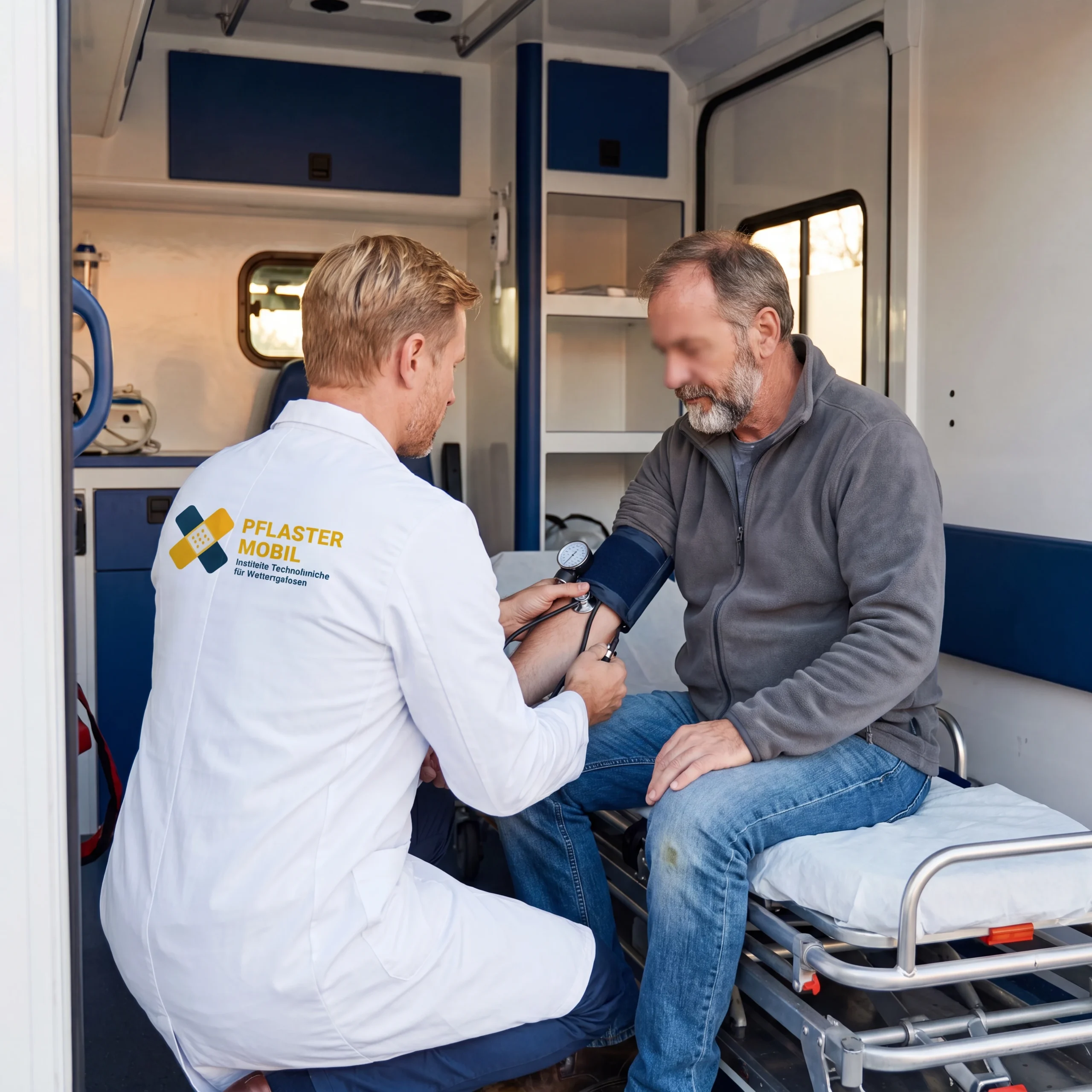 Pflastermobil im Einsatz – ehrenamtliche Hilfe